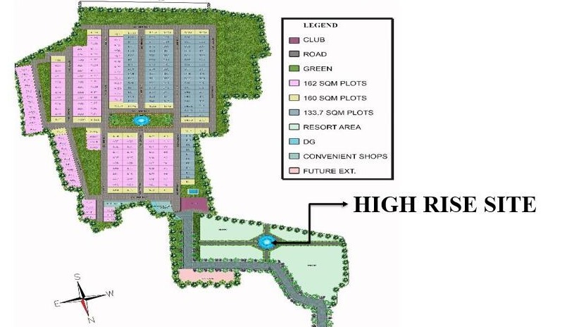 Shri Vivek Heritage High Rise Site Plan