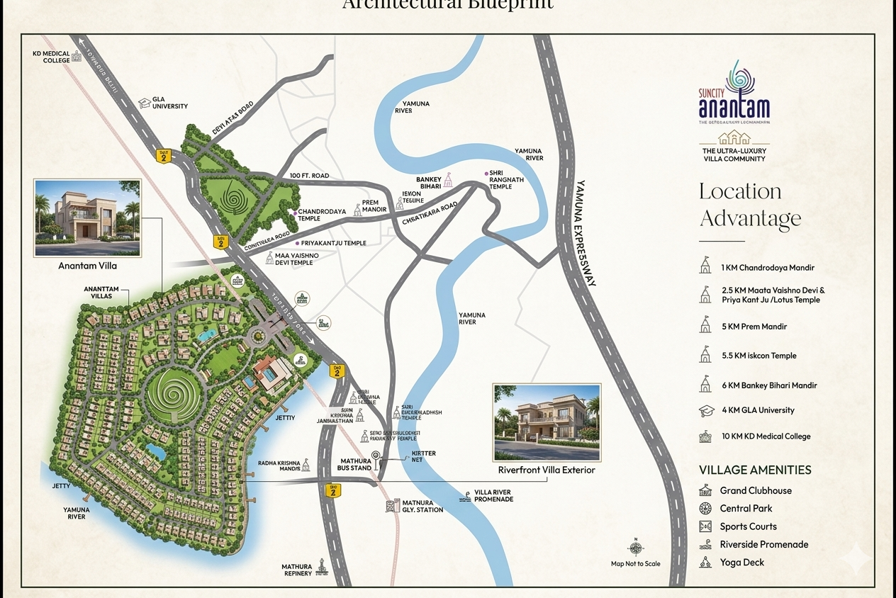 Anantam Villas Site Plan